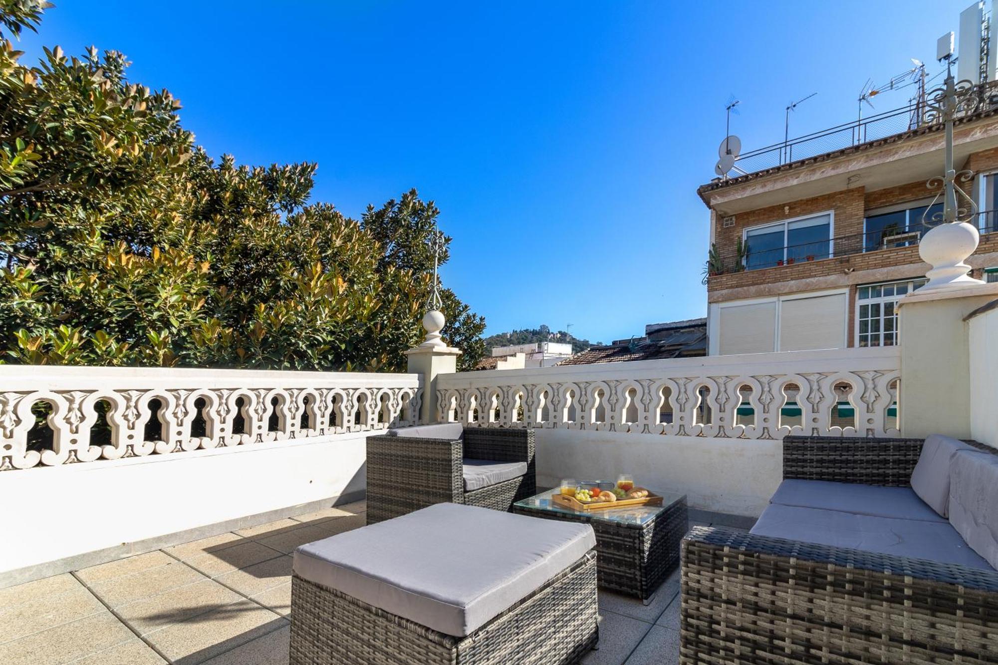 Nt Luxury Central Duplex With Terrace & Parking Málaga Esterno foto